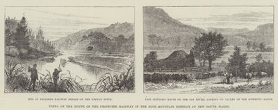 Views on the Route of the Projected Railway in the Blue Mountain District of New South Wales by English School