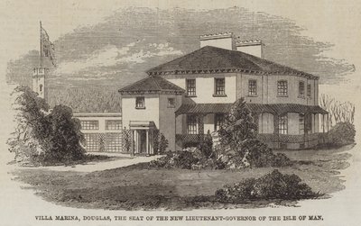 Villa Marina, Douglas, the Seat of the New Lieutenant-Governor of the Isle of Man by English School
