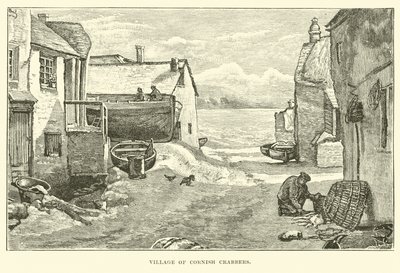 Village of Cornish Crabbers by English School