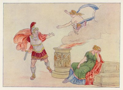Virgil’s Aeneid: Aeneas and Helen by English School