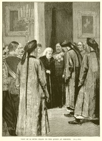Visit of Li Hung Chang to the Queen at Osborne by English School