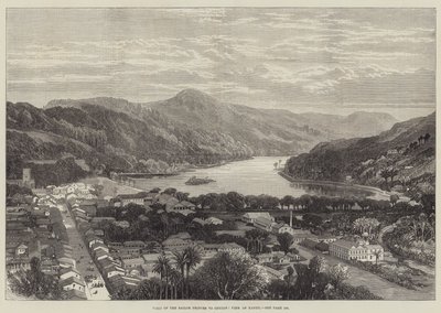 Visit of the Sailor Princes to Ceylon, View of Kandy by English School