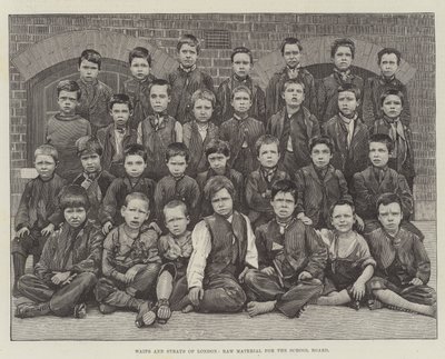 Waifs and Strays of London, Raw Material for the School Board by English School