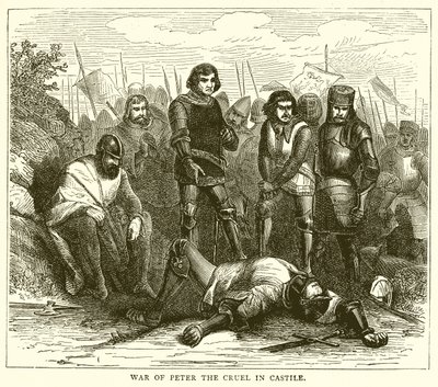 War of Peter the Cruel in Castile by English School