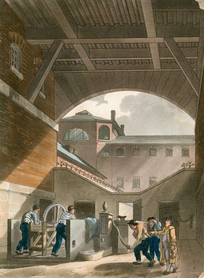 Waterbath, Coldbath Fields Prison by English School