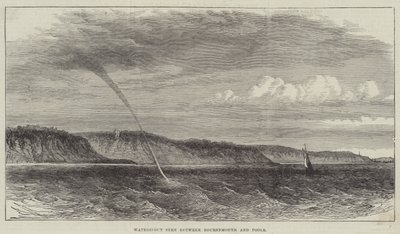 Waterspout Seen Between Bournemouth and Poole (engraving) by English School