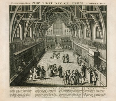 Westminster Hall, The First Day of Term, A Satirical Poem by English School