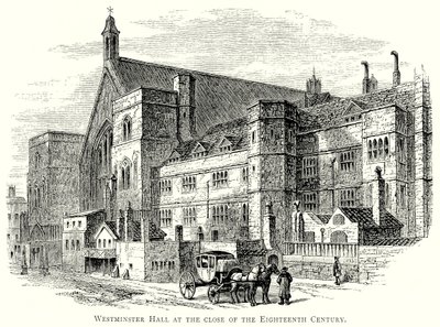 Westminster Hall at the Close of the Eighteenth Century by English School