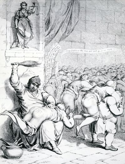 Westminster School, or Dr. Busby Settling Accounts with Master Billy and His Playmates by English School