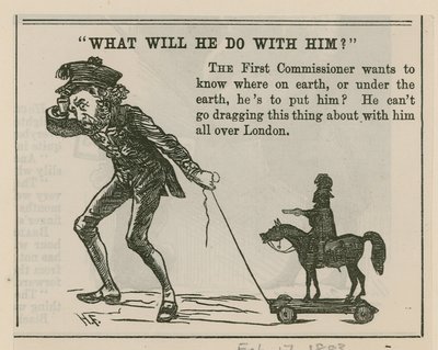 What Will We Do With It? The statue of the Duke of Wellington, Hyde Park Corner by English School