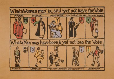 What a Woman May Be, and Yet Not Have the Vote by English School