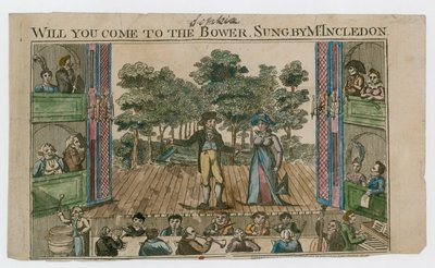 Will you come to the bower, sung by Mr Incledon by English School
