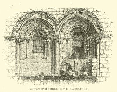 Windows of the Church of the Holy Sepulchre by English School