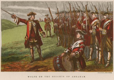 Wolfe on the Heights of Abraham by English School