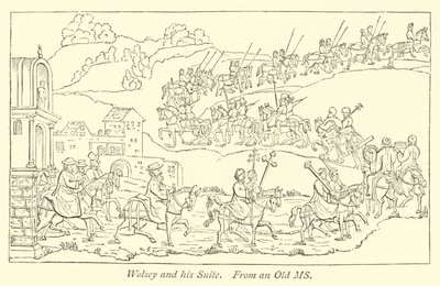 Wolsey and his Suite by English School