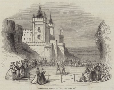 Wrestling Scene in "As You Like It" by English School
