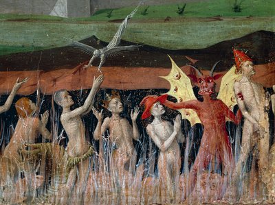 Purgatory, (detail) by Enguerrand Quarton
