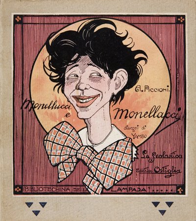 Cover of Monellucci e Monellacci by A. Piccioni by Enrico de aka Yambo Conti Novelli