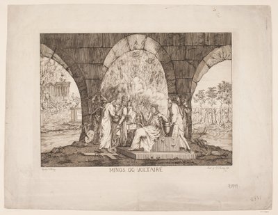 Minos and Voltaire by Erasmus Cristoffer Karlebye