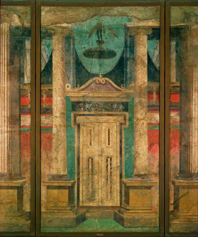 Scenic decoration, doorway by Erich Lessing