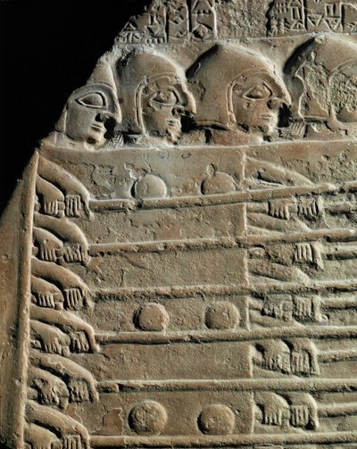 Stele of the Vultures by Erich Lessing