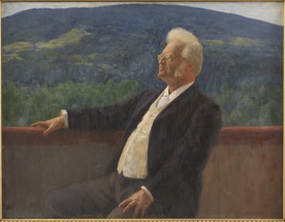 Portrait of Bjørnstjerne Bjørnson by Erik Theodor Werenskiold