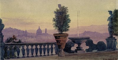A View of Florence from the Surrounding Hills, 1904 by Ernest Arthur Rowe