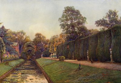 The Great Hedge at Campsea Ashe, Suffolk by Ernest Arthur Rowe
