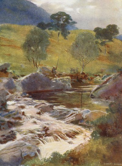 The headwaters of the Dochart by Ernest Edward Briggs