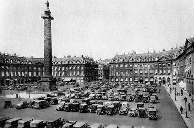Place Vendome and the Column Erected to Napoleon