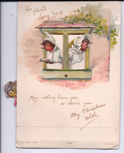 Two Robins in Nightclothes Looking Out of the Window, c.1880 by Ernest Henry Griset