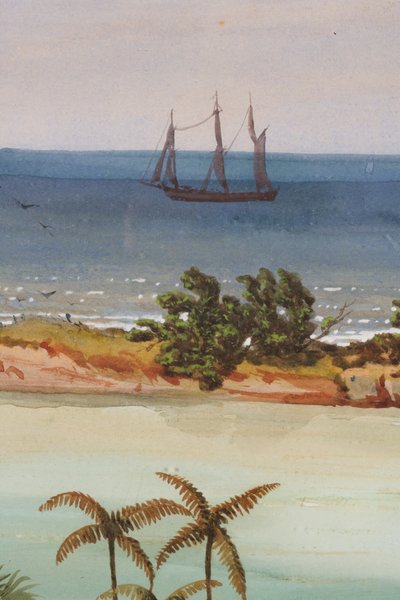 Triptych of an Atoll (detail) by Ernest Henry Griset