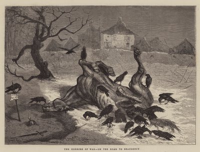 The Horrors of War, on the Road to Beaugency by Ernest Henry Griset