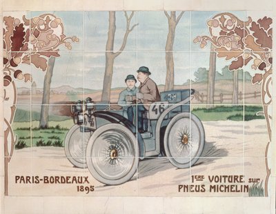 Edouard and Andre Michelin Driving L