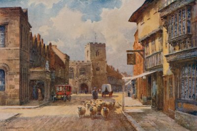 High Street, Stratford-on-Avon by Ernest William Haslehust