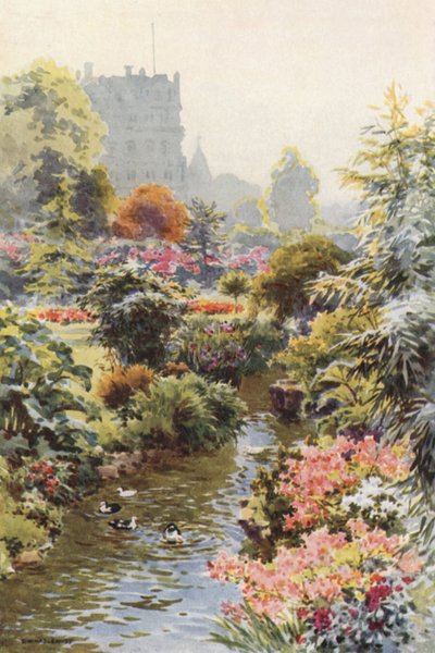 In the Upper Gardens, Bournemouth by Ernest William Haslehust