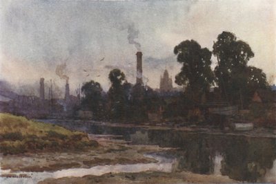 Newport from the Medina by Ernest William Haslehust