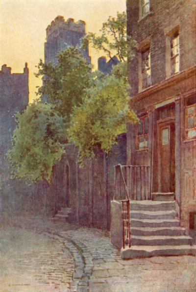 Old Barrack Yard, Belgravia by Ernest William Haslehust