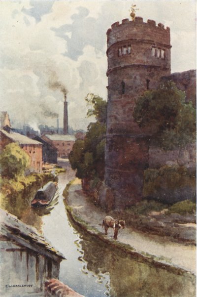 Phoenix Tower and Canal by Ernest William Haslehust