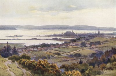 Poole Harbour from Constitutional Hill by Ernest William Haslehust