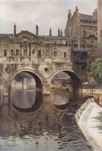 Pulteney Bridge, Bath by Ernest William Haslehust