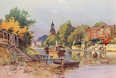 River Thames: Sunbury by Ernest William Haslehust
