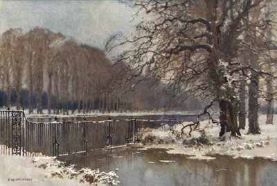 The Long Water in Winter by Ernest William Haslehust