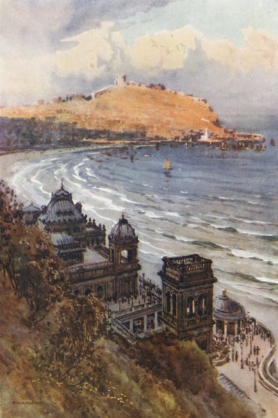 The Spa and South Bay by Ernest William Haslehust