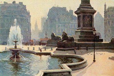 Trafalgar Square by Ernest William Haslehust