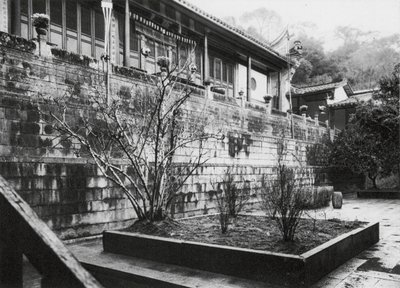 Prayer Hall in the Monastery of the Rushing Source on Drum Mountain near Fuchou by Ernst Boerschmann