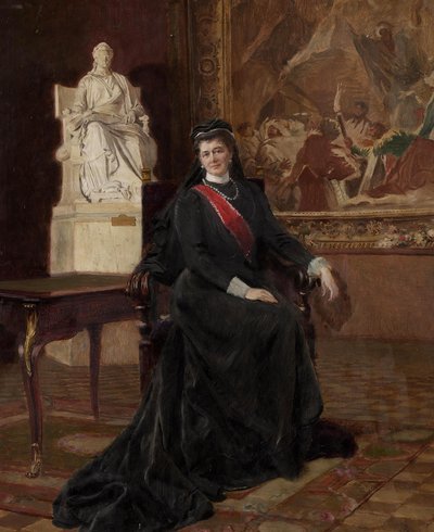 Grand Duchess Maria Pavlovna of Russia as a Widow by Ernst Friedrich von Liphart