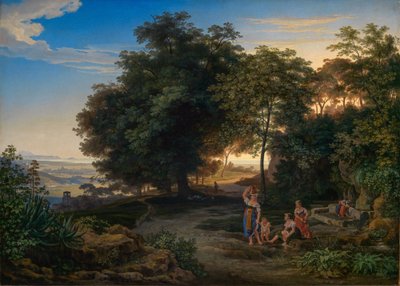 Landscape in the Latin Mountains by Ernst Fries