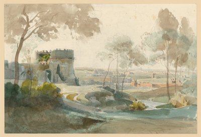 Motif from the Area of Rome by Ernst Fries