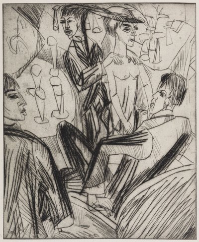 Bartanz by Ernst Ludwig Kirchner
